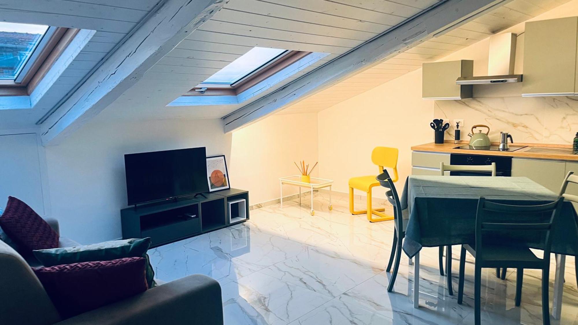 Apartment Sloping Roof
